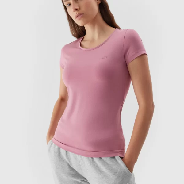 Camiseta 4F - Slim Training Pink